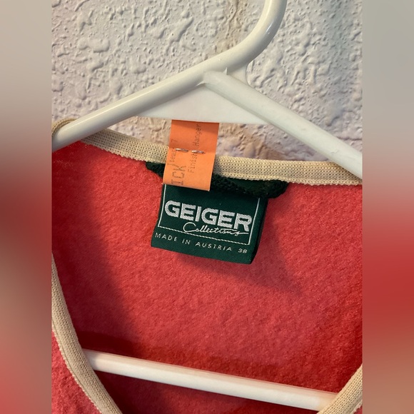 Geiger wool blazer jacket with embroidery vintage - Picture 3 of 10